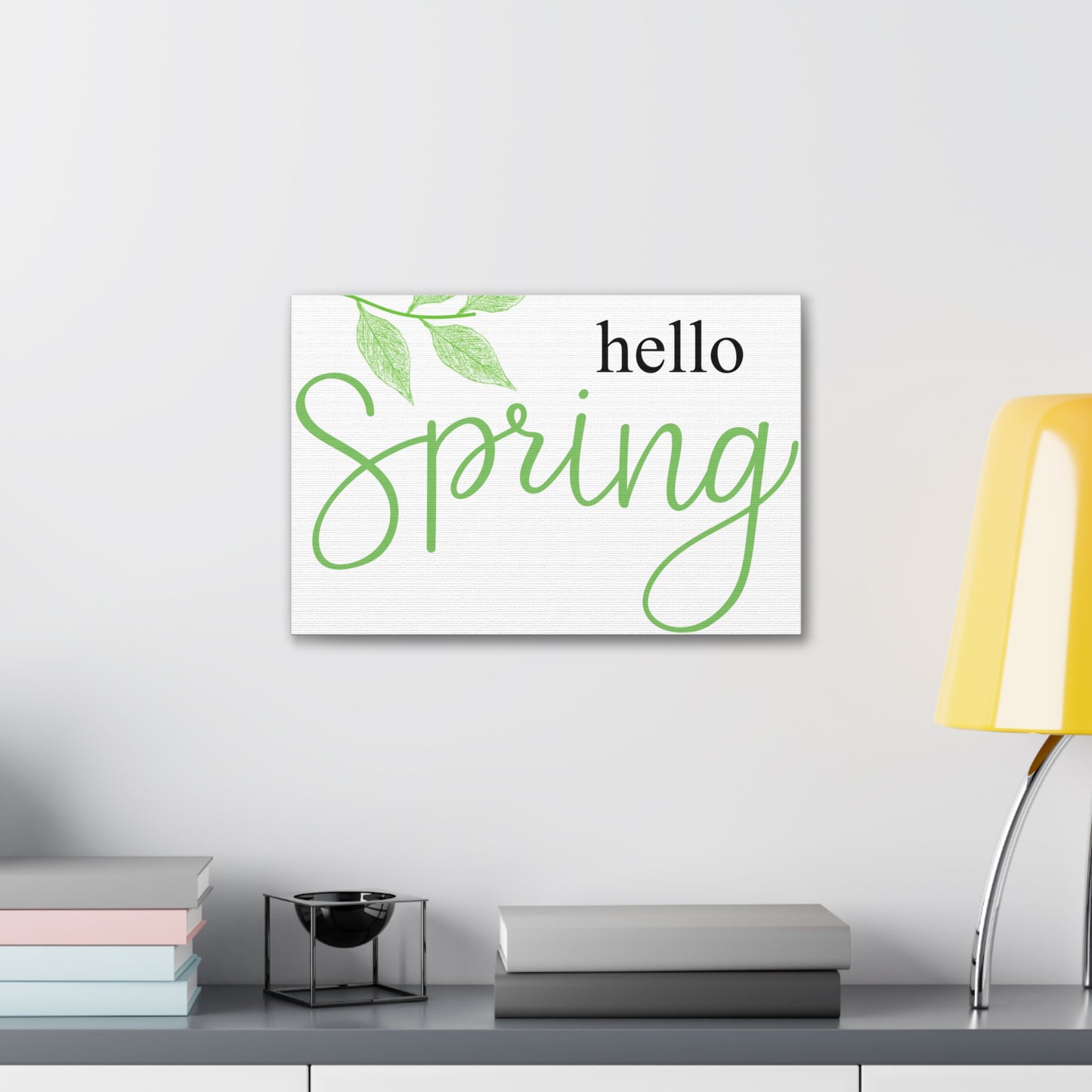 Hello Spring Canvas