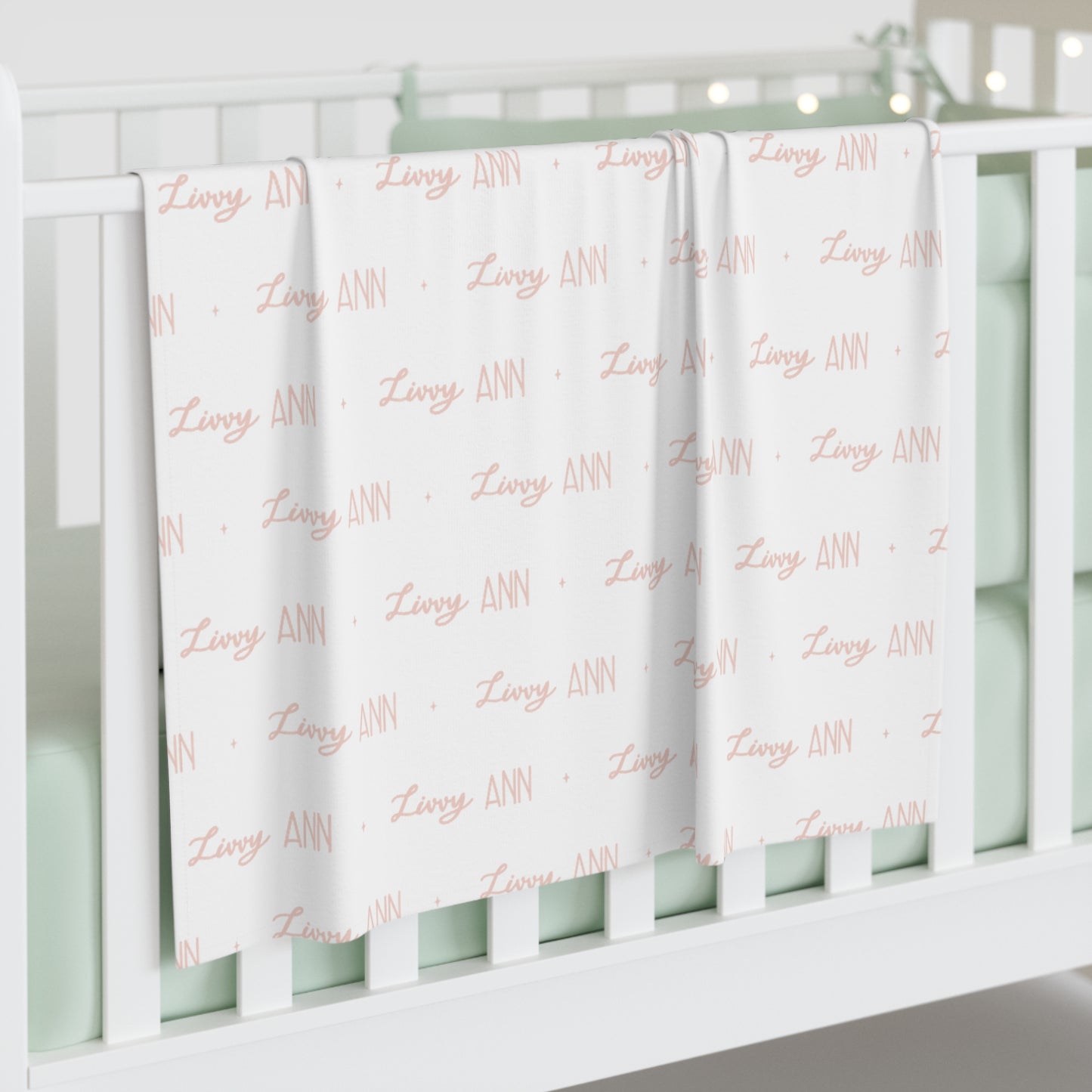 Personalized Baby Swaddle Blanket