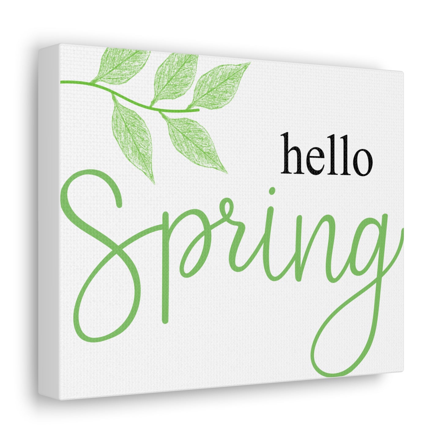 Hello Spring Canvas