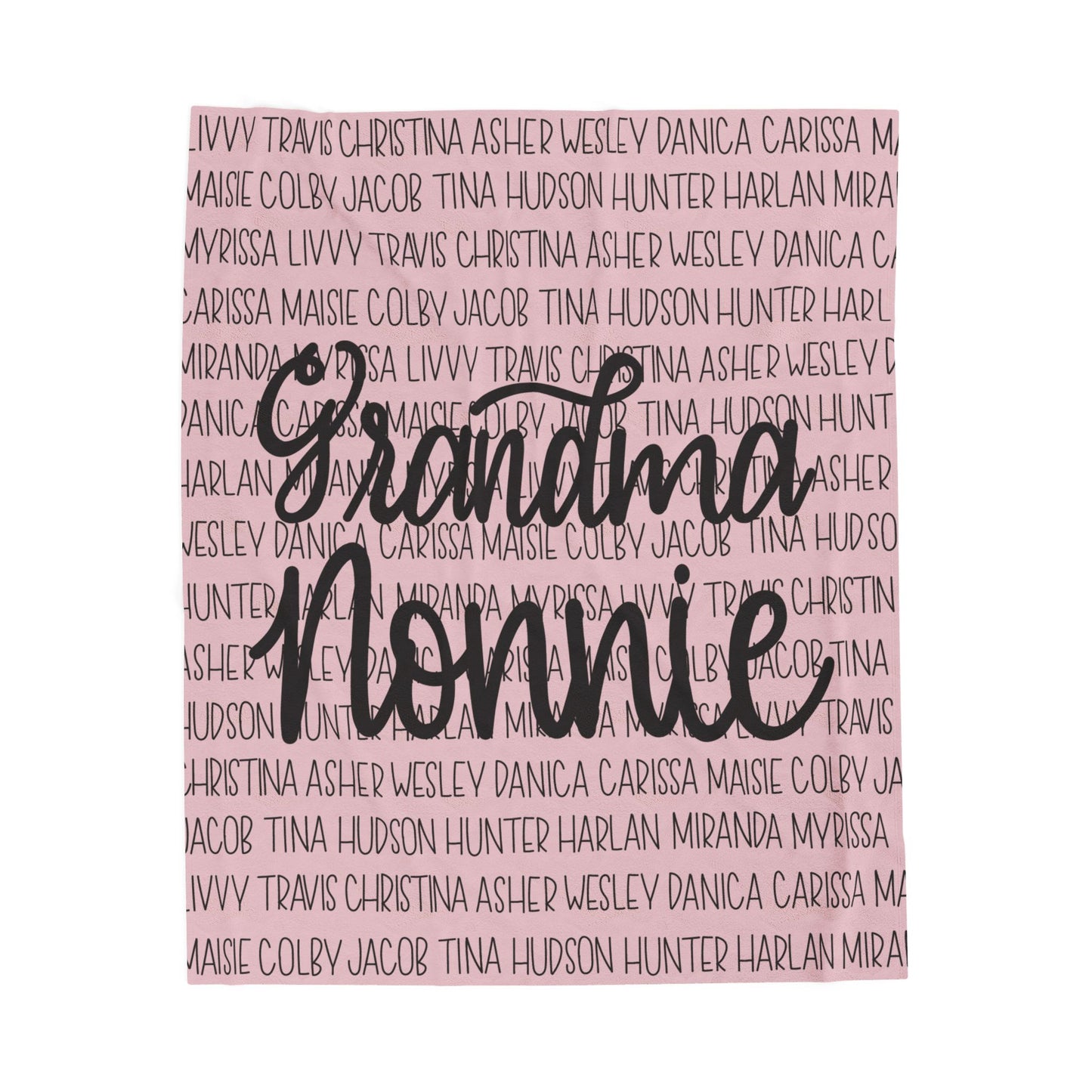 Personalized Family Blanket