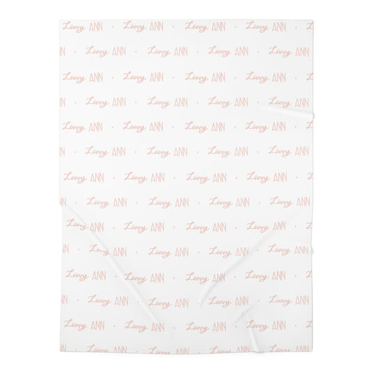 Personalized Baby Swaddle Blanket