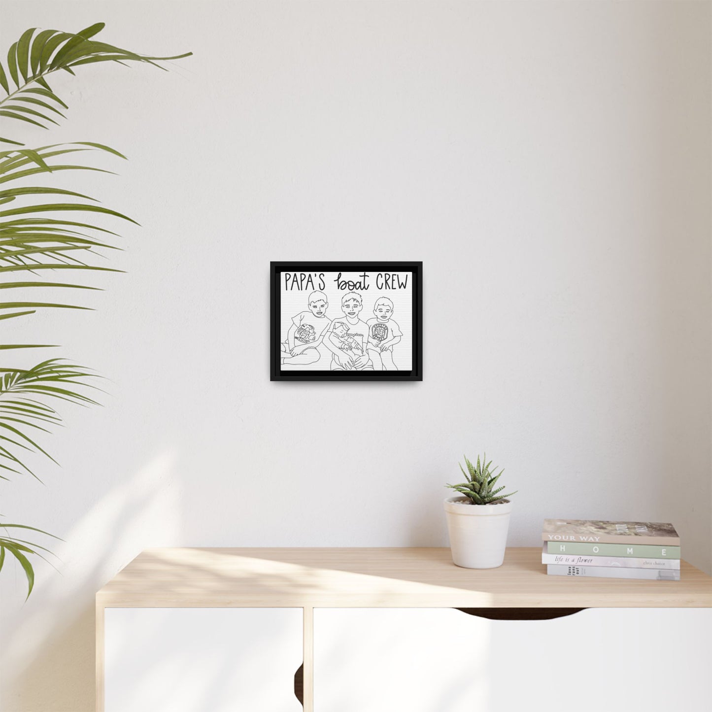 Hand-Drawn Illustrations - Framed Canvas