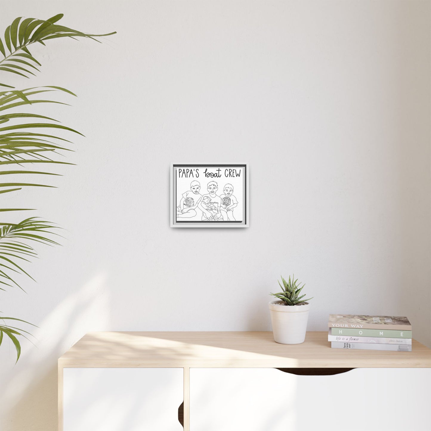 Hand-Drawn Illustrations - Framed Canvas