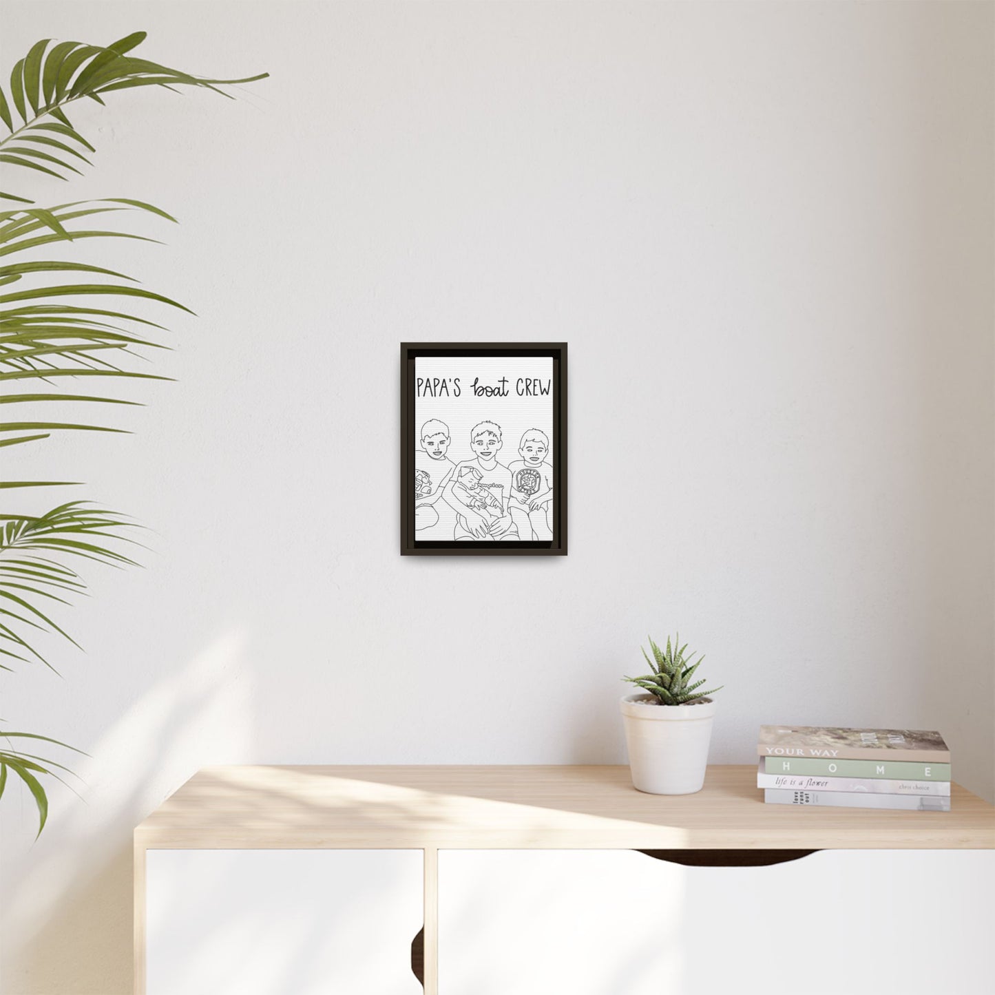 Hand-Drawn Illustrations - Framed Canvas