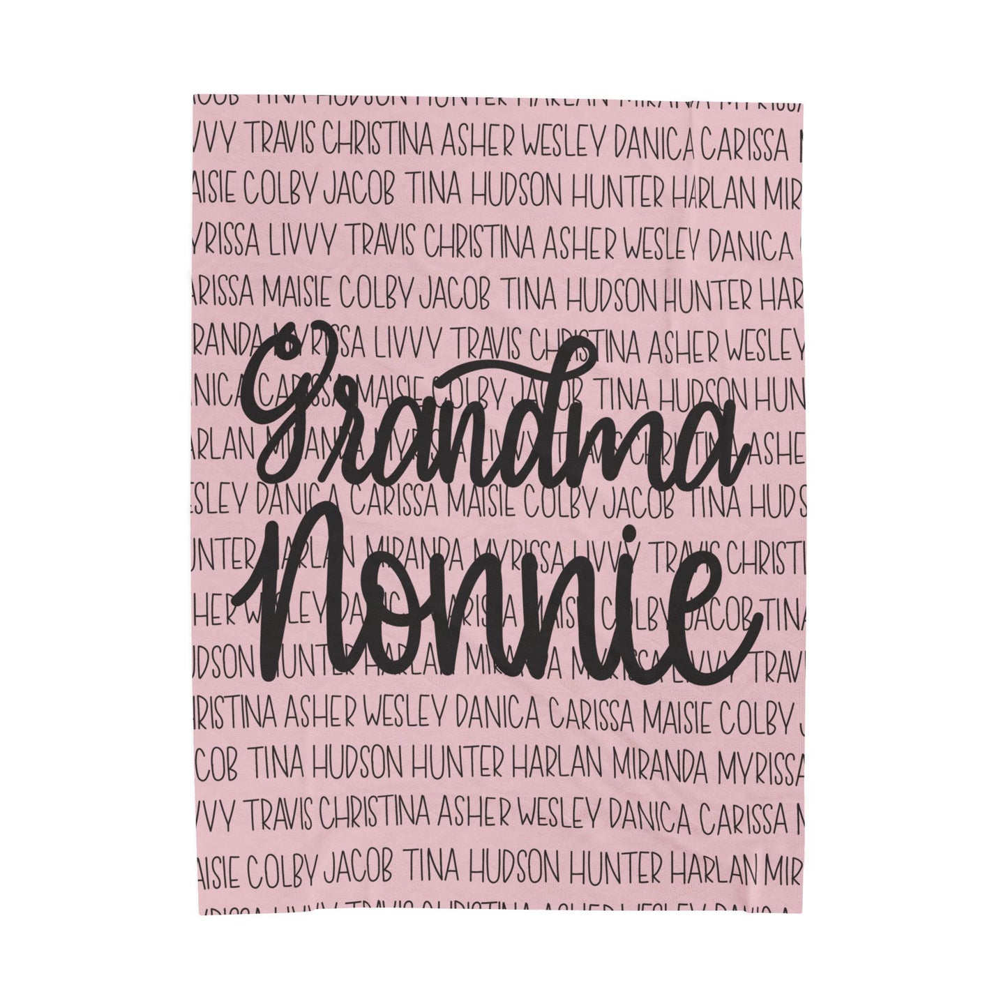 Personalized Family Blanket