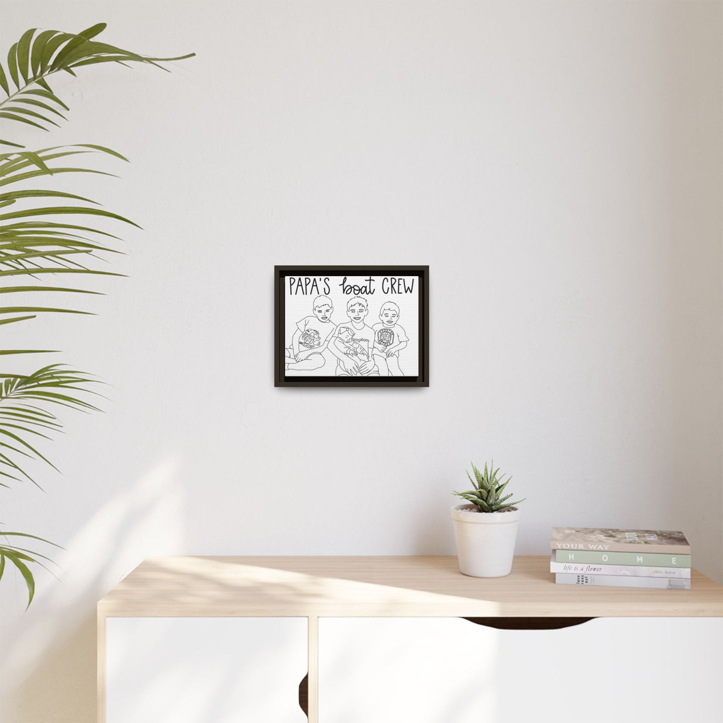 Hand-Drawn Illustrations - Framed Canvas