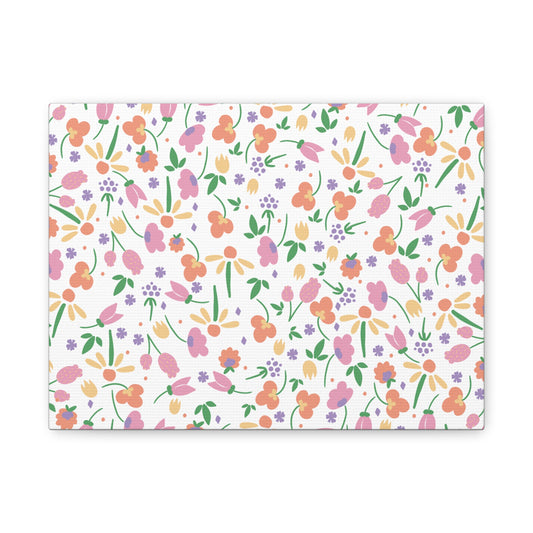 Spring Flowers Canvas