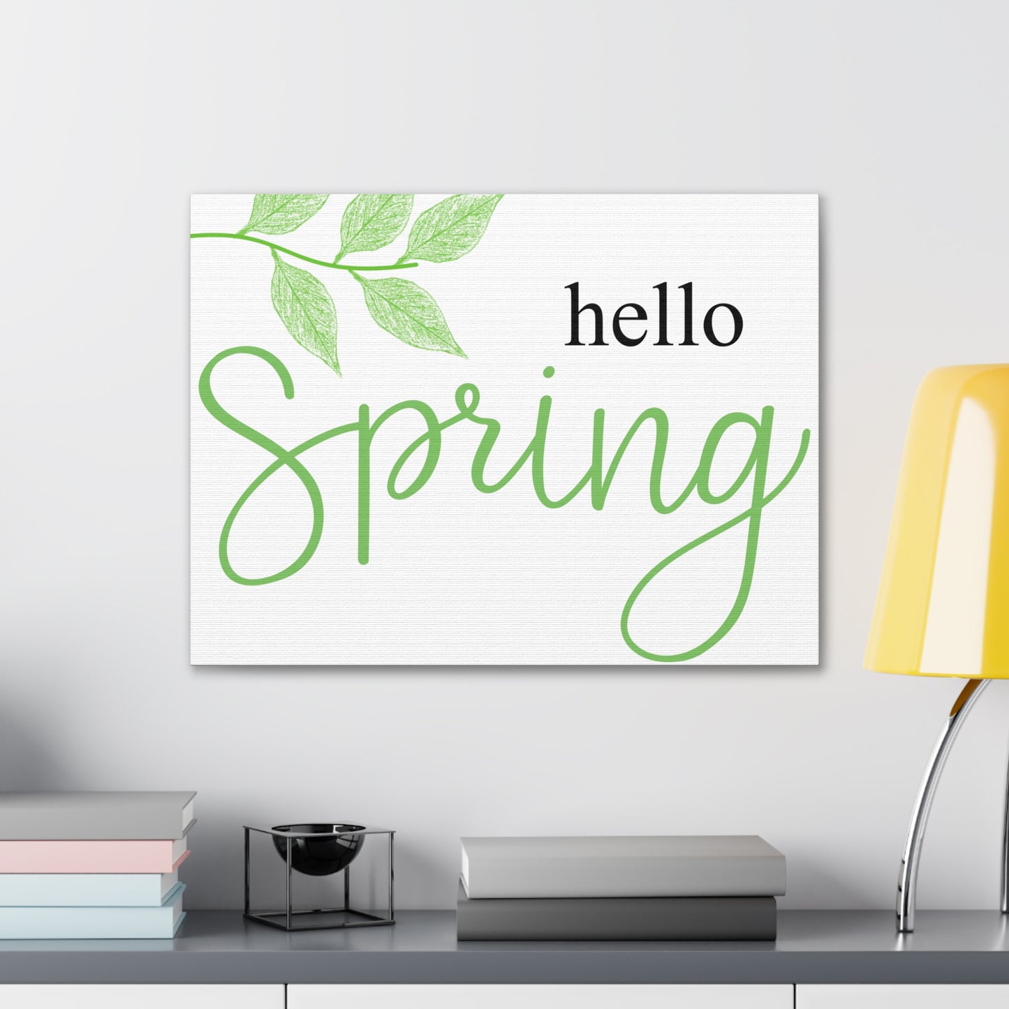Hello Spring Canvas