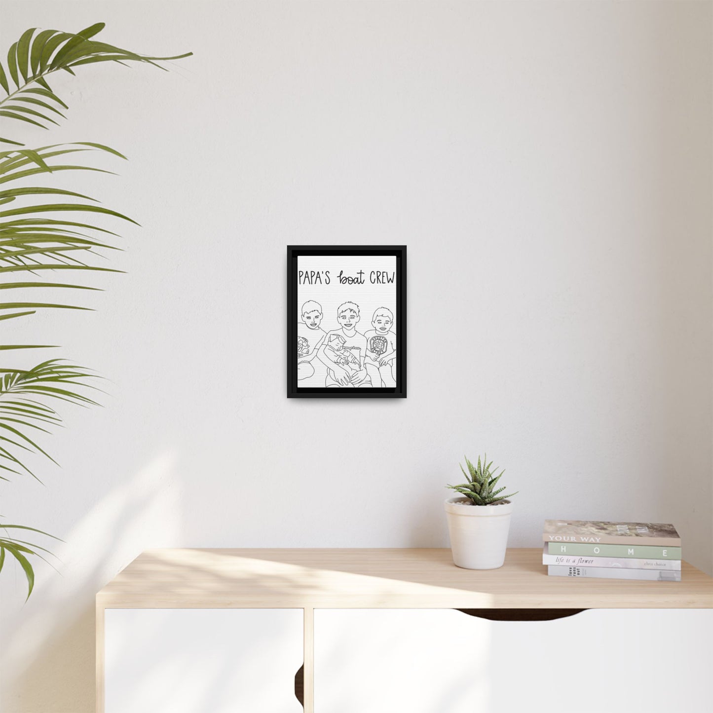 Hand-Drawn Illustrations - Framed Canvas