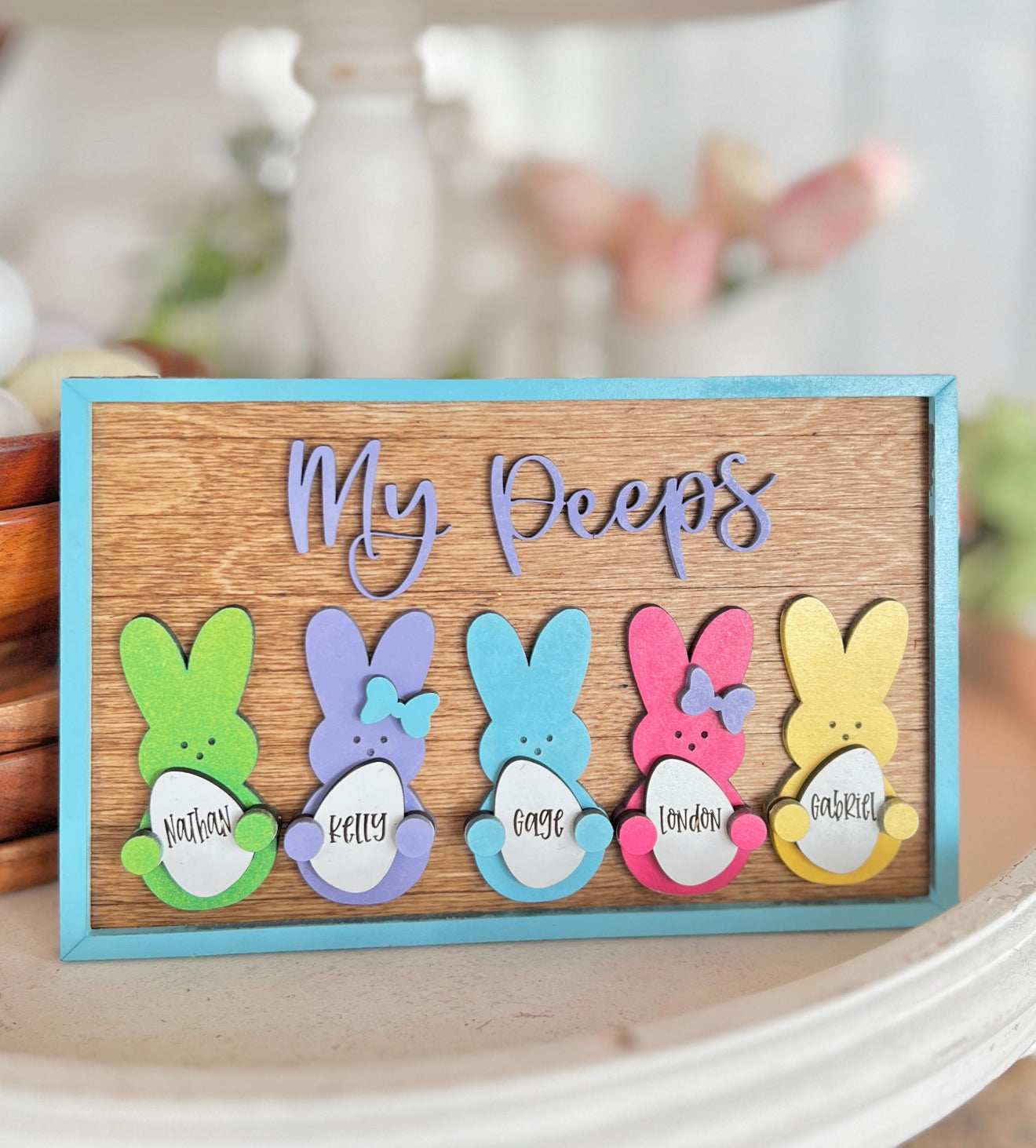 My Peeps Family Sign