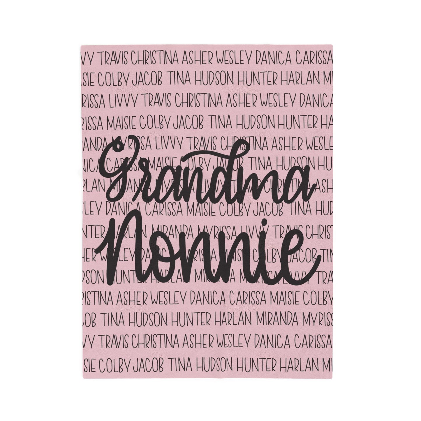 Personalized Family Blanket