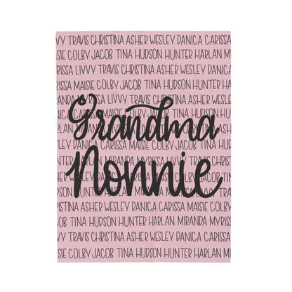 Personalized Family Blanket
