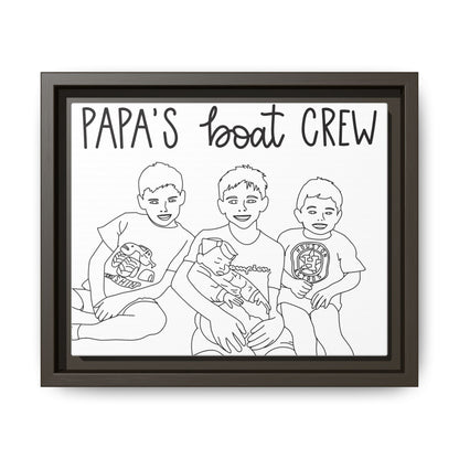 Hand-Drawn Illustrations - Framed Canvas