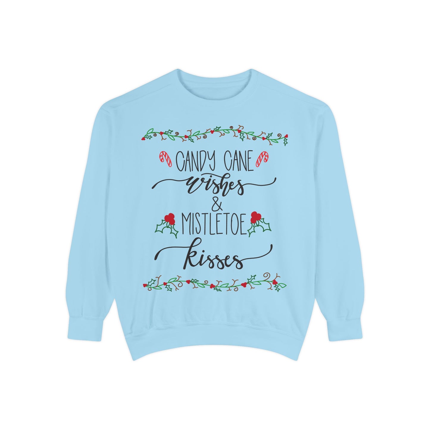 ADULT Candy Cane Wishes Sweatshirt