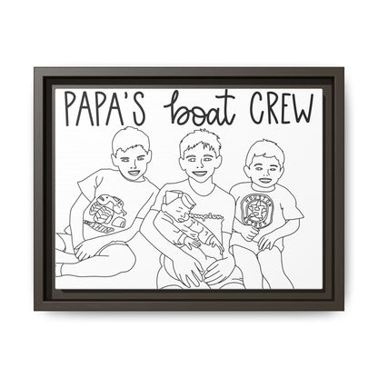 Hand-Drawn Illustrations - Framed Canvas