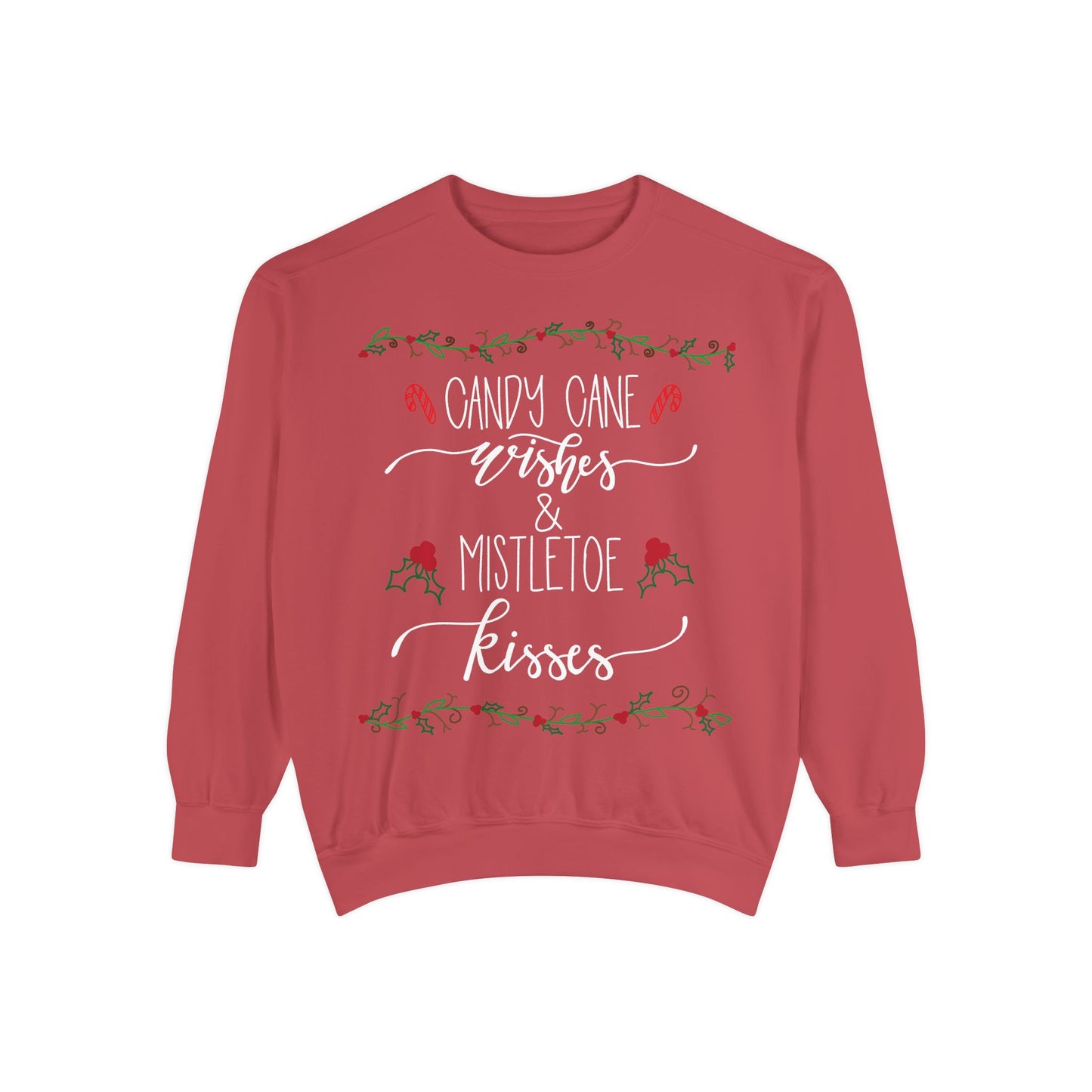 ADULT Candy Cane Wishes Sweatshirt