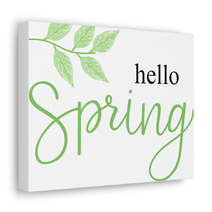 Hello Spring Canvas