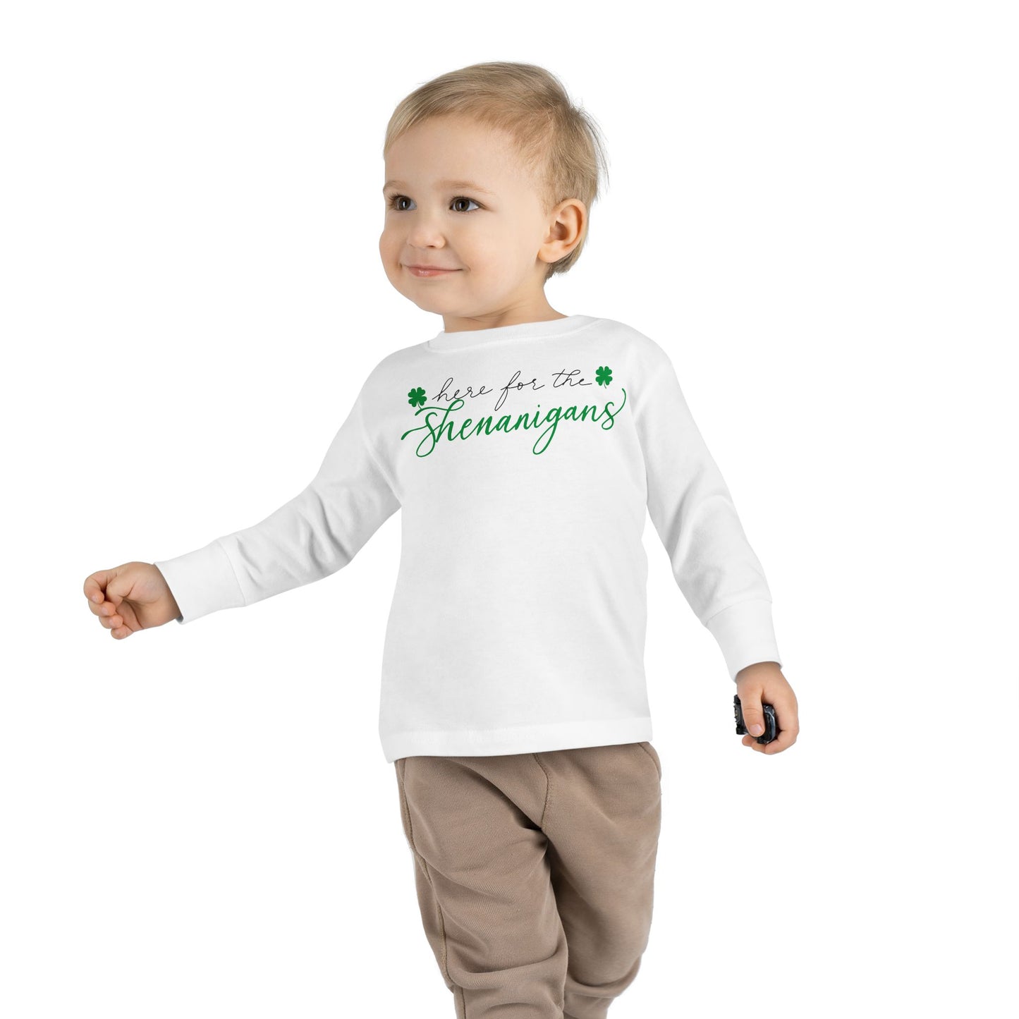 Here for the Shenanigans Toddler Long Sleeve