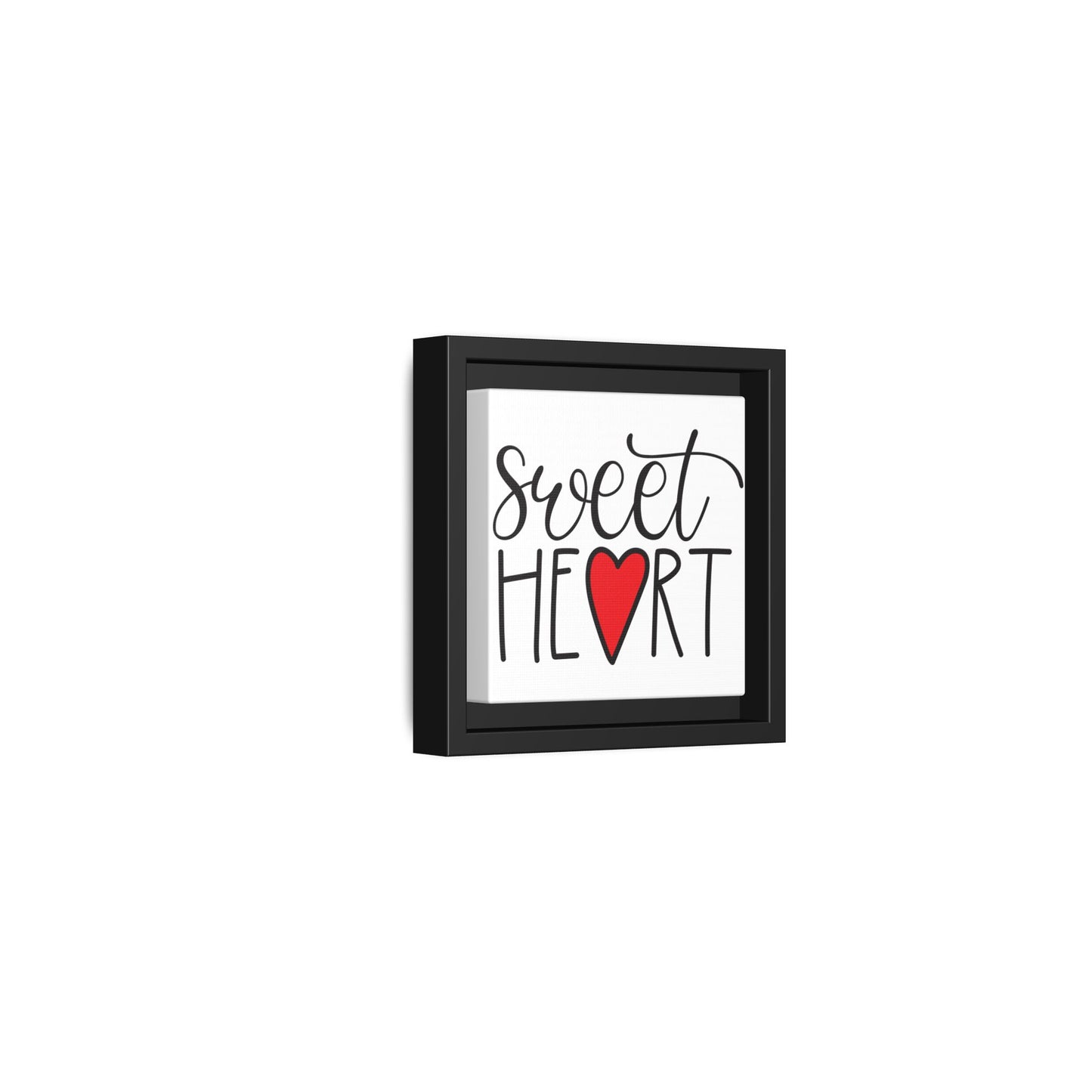 Sweetheart Framed Canvas Sign