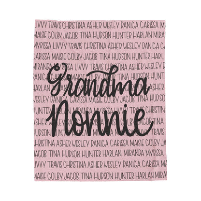 Personalized Family Blanket