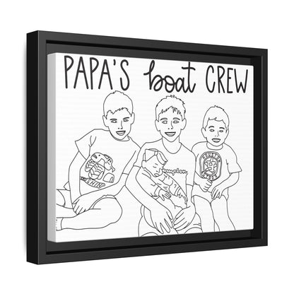 Hand-Drawn Illustrations - Framed Canvas