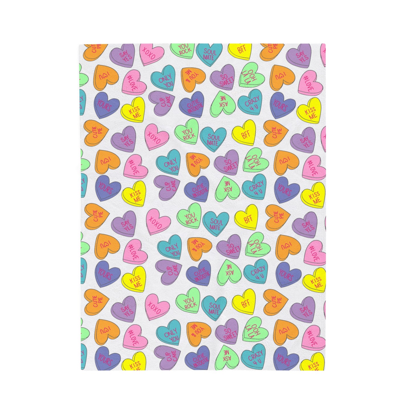 Sweetheart Candy Plush Blanket