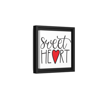 Sweetheart Framed Canvas Sign