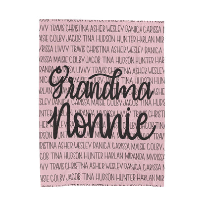 Personalized Family Blanket