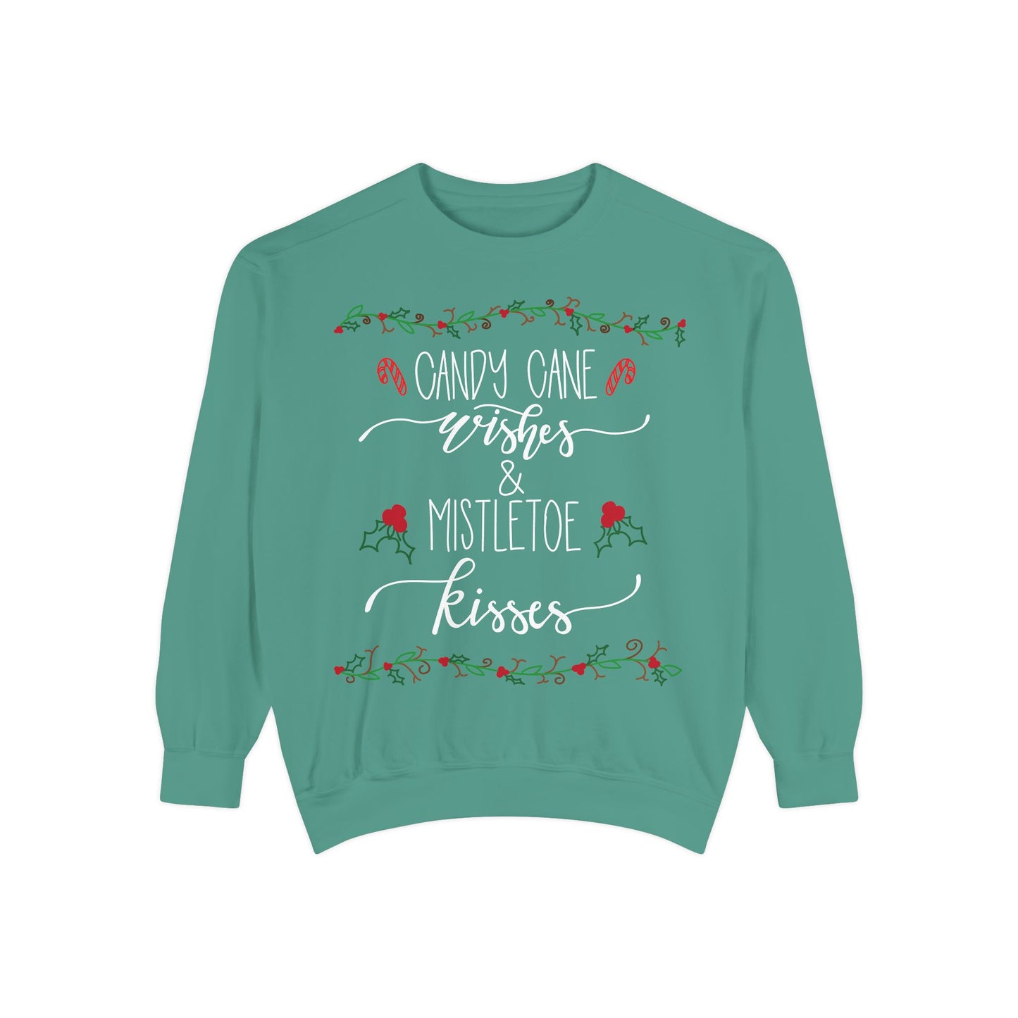 ADULT Candy Cane Wishes Sweatshirt