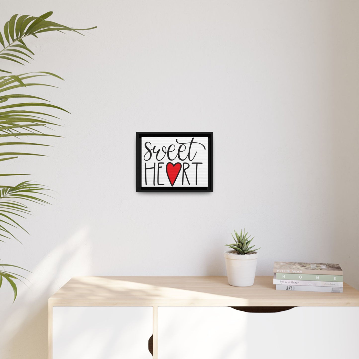 Sweetheart Framed Canvas Sign