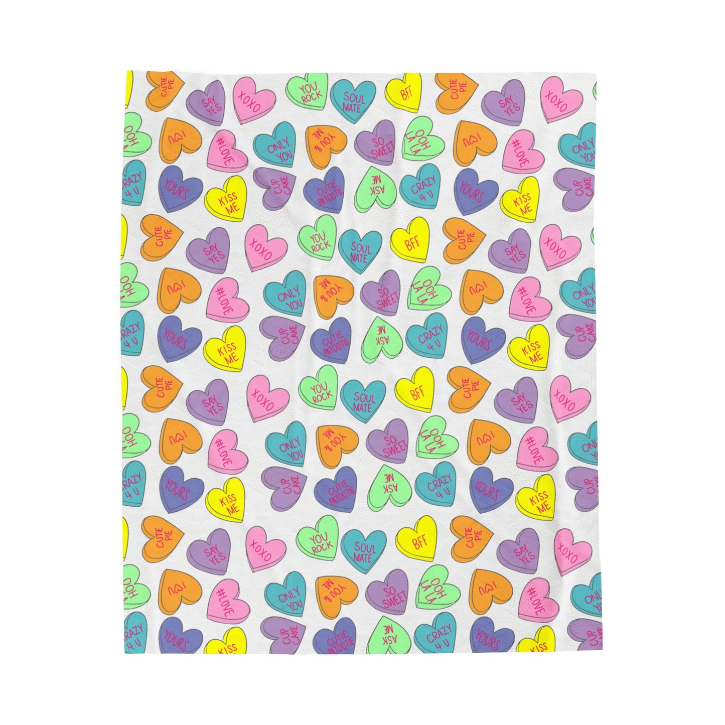 Sweetheart Candy Plush Blanket