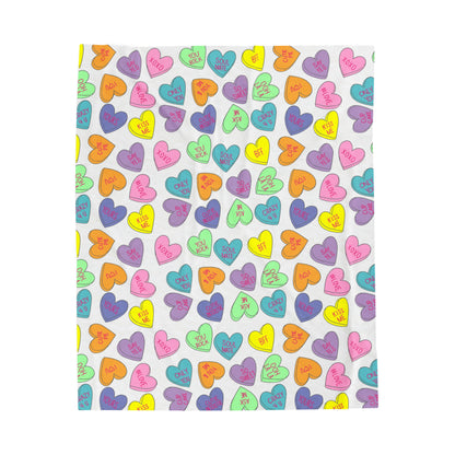 Sweetheart Candy Plush Blanket