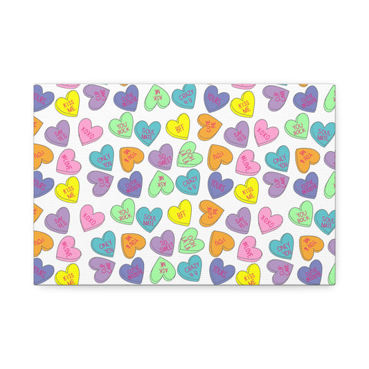 Sweetheart Candy Canvas