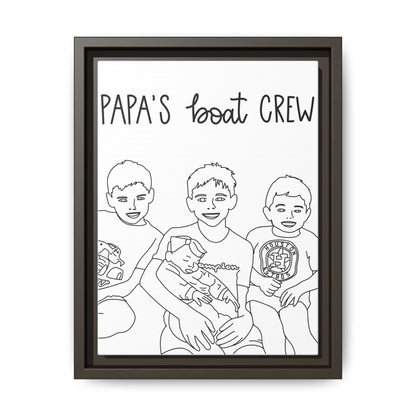 Hand-Drawn Illustrations - Framed Canvas