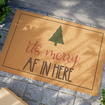 Funny Christmas Doormat