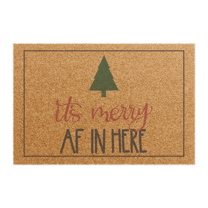 Funny Christmas Doormat