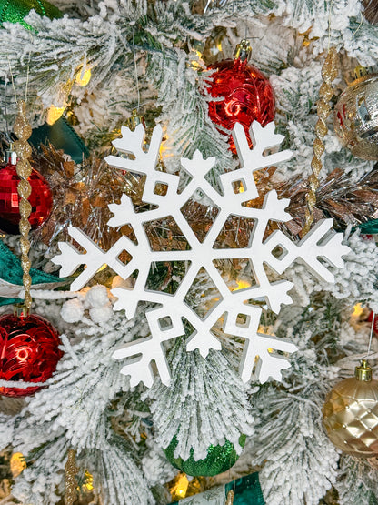 Wooden Winter Snowflake